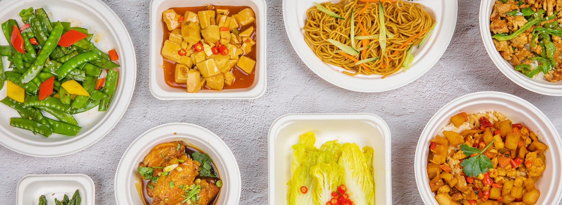 Ecopack molded fiber foodservice packaging